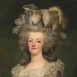 Queen Marie Antoinette Of France And Two Of Her Children Walking In The Park Of Trianon