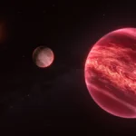 Artist’s impression of CD-35 2722, a system with a moon-like object