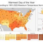 historical-meteorological-data-reveals-geographic-variance-in-the-timing-of-peak-summer-temperatures-across-the-united-states