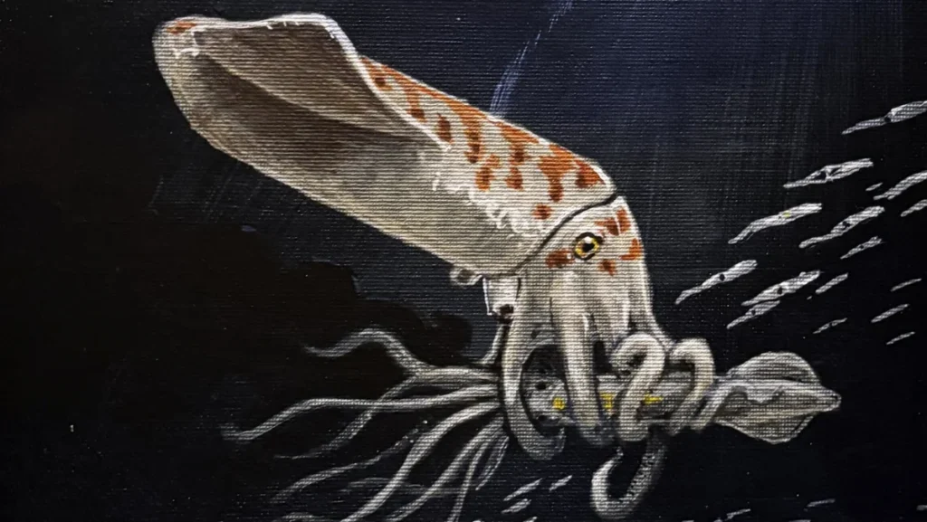 discovery-of-160-million-year-old-jurassic-squid-relative-with-unusually-large-rostrum-sheds-new-light-on-mesozoic-marine-ecosystems