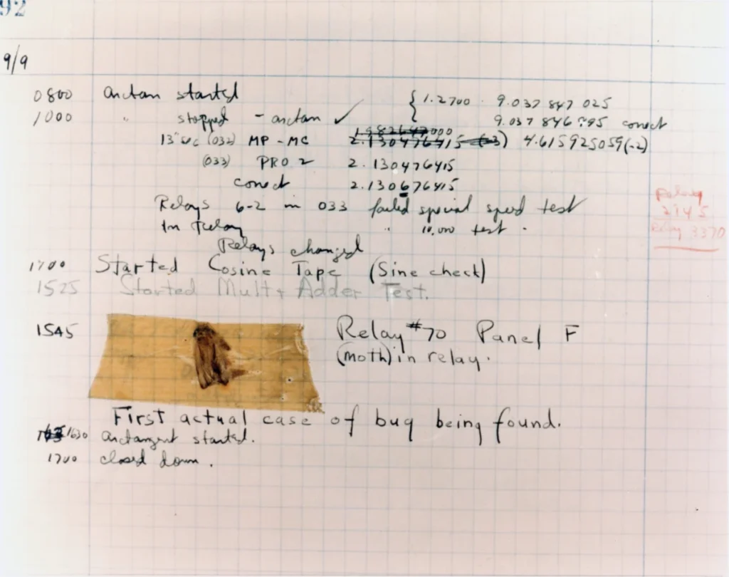 The First "Computer Bug"