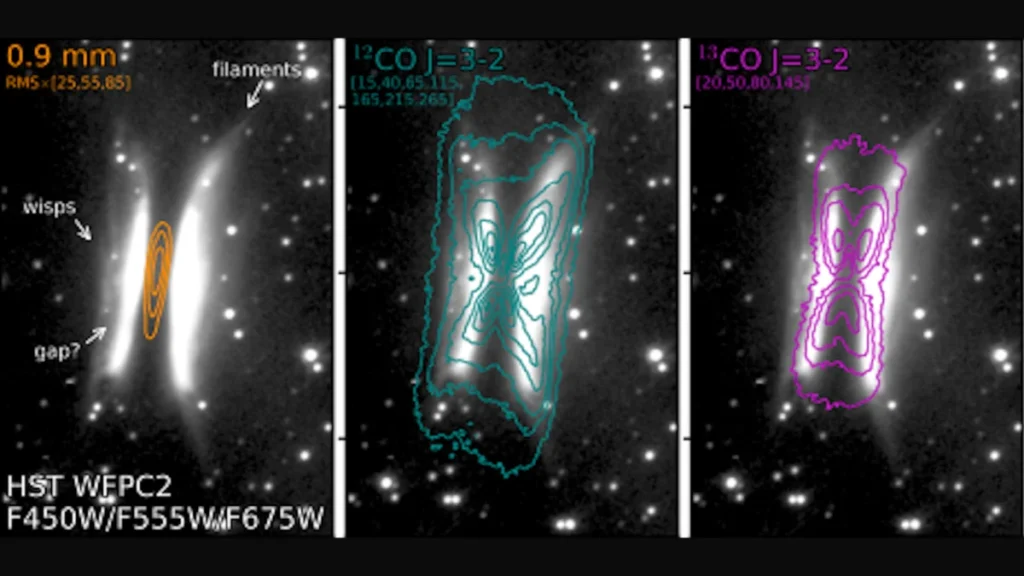 james-webb-space-telescope-and-alma-reveal-unprecedented-details-of-gomezs-hamburger-protoplanetary-disk